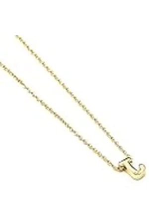 Luxenter Collar Alphabet acabado oro 18k - Letra J