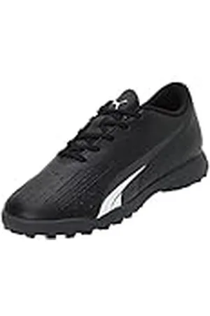 PUMA Ultra Play TT Jr, Zapatillas de fútbol, Negro, Blanco, 38 EU