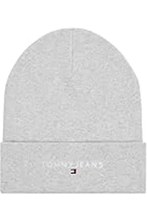 Tommy Hilfiger Gorro de Punto Hombre Linear Logo Beanie de Algodón Orgánico, , Talla única