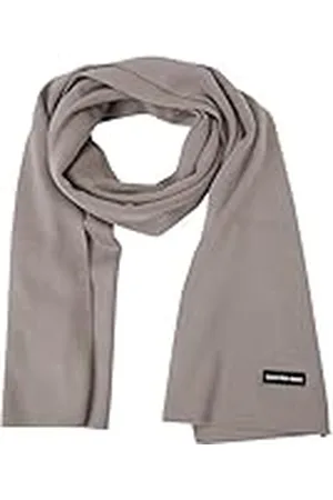 Calvin Klein Jeans Hombres INST PATCH SCARF K50K512454, Grey (Titanium), OS