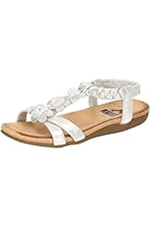 2Go 5900-801, Sandalias Planas, Plata, 37 EU