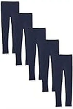 Amazon Leggings Niña, Pack de 5, , 8 años