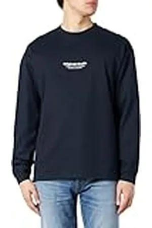 JACK & JONES Jorvesterbro tee LS Crew Neck Camiseta de Manga Larga, , L para Hombre