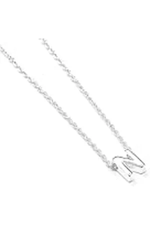 Luxenter Collar Alphabet acabado plata - Letra N
