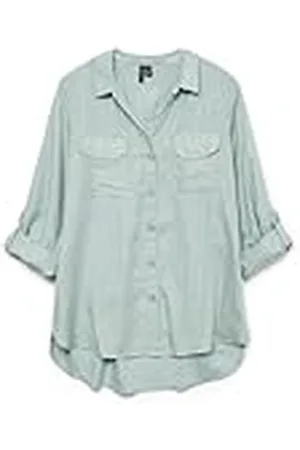VERO MODA Shirt Vmbumpy LS Glitter Camiseta Wvn Ga Noos, , XL Mujeres