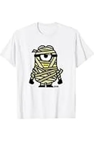 Minions Despicable Me Stuart Halloween Mummy Cartoon Camiseta