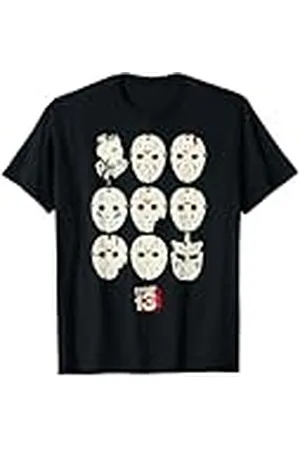 Friday The 13th Jason Masks Camiseta