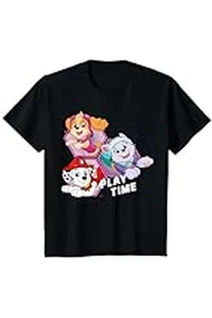 Paw Patrol Niños - Marshall Skye Everest Play time Camiseta