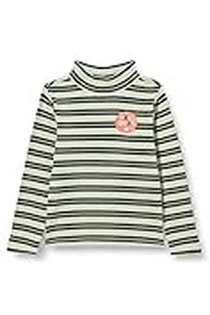 QS by s.Oliver Camiseta de Manga Larga a Rayas, , 116 cm/122 cm para Niñas