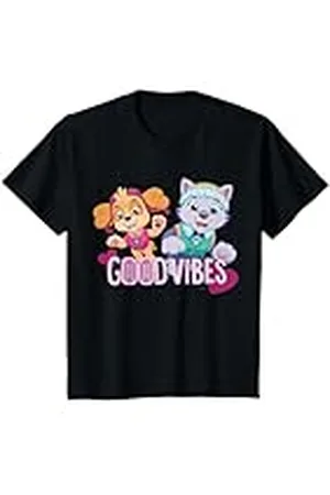 Paw Patrol Niños - Everest Skye Good Vibes Camiseta