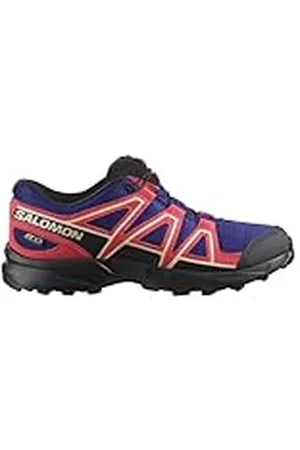 Salomon Shoes Speedcross CSWP J, Calzado Deportivo Unisex para niños, Clematis Blue/Black/Virtual Pink, 32 EU