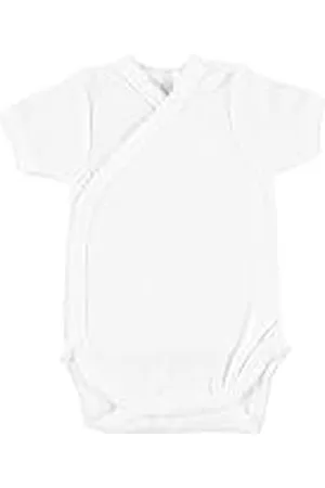 BABIDU Body Bebé Cruzado Manga Corta Algodón 100% Suave y Transpirable, Body Recién Nacido, Ideal Primera Puesta Piel Sensible, Ropa Bebé Niño y Niña Unisex, Cómodo Perfecto para Uso Diario