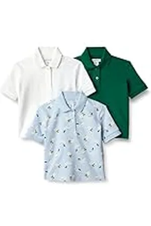 Amazon Polo de Algodón y Licra Niña, Pack de 3, , 2 años
