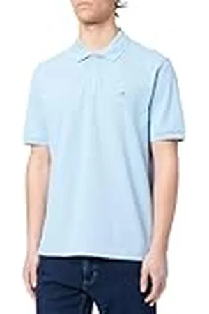 GANT Reg Emb Archive Shield Polo Camisa, , L Hombres