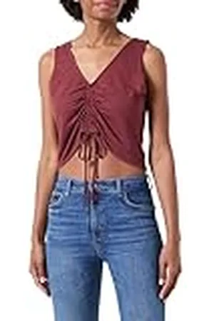Pieces® Pckinda SL Reversible Cropped Top BC, , M para Mujer