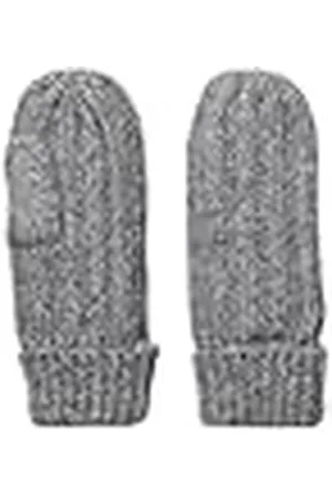 Pieces® Pcmargot Mittens Noos BC Manoplas, Color Gris, Talla única para Mujer