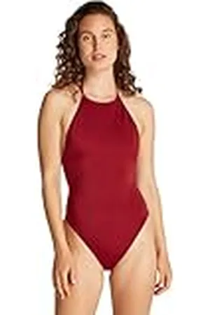 Calvin Klein High Neck One Piece-rp Kw0kw02733 Traje de baño, , S para Mujer
