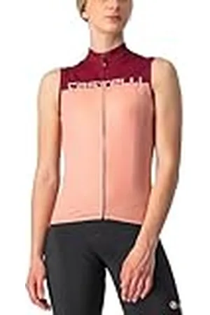 Castelli 4522066-566 VELOCISSIMA SLESS Sudadera para Mujer, Color Burdeos, XL, , XL