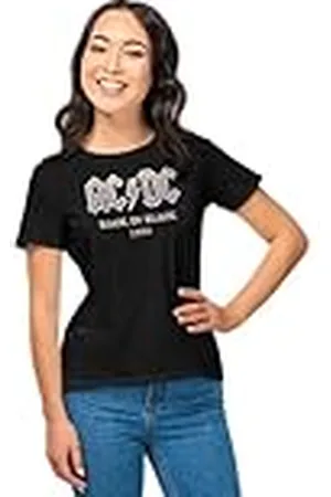 AC/DC Woacdcrts067 Camiseta, , L para Mujer