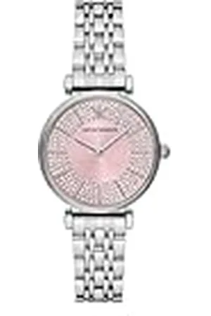 Emporio Armani Reloj Analógico para Mujeres de Cuarzo con Correa en Acero Inoxidable AR11686