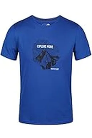 Regatta Camiseta Fingal V, absorbente, de secado rápido y con estampado gráfico
