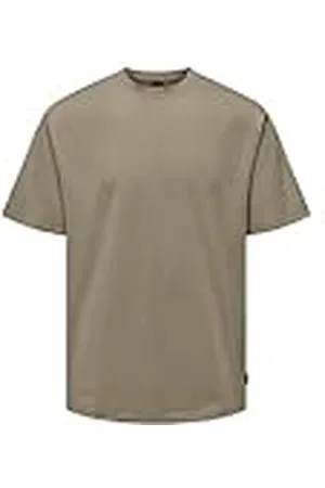 Only & Sons Onsfred Life RLX SS tee Noos Camiseta, Color Pardo, M para Hombre