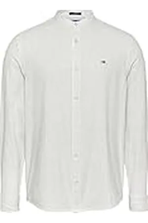 Tommy Hilfiger TJM Linen Mix BND STP SHRT EXT DM0DM20893 Camisa L/S, , L para Hombre