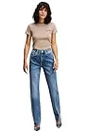 Karl Lagerfeld High Rise Straight Denim Jeans, , 27W / 32L Mujeres
