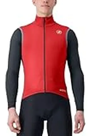 Castelli 4522514-642 PERFETTO RoS 2 VEST Jacket Hombre POMPEIAN RED Tamaño S