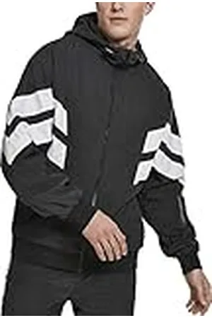 Urban classics Crinkle Panel Track Jacket, Chaqueta Hombre, , 3XL