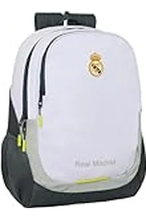 Safta REAL MADRID EQUIPACIÓN 25/26 - Mochila Escolar Infantil, Ideal para Niños de Diferentes Edades, Cómoda y Versátil, Calidad y Resistencia, 32x16x44 cm
