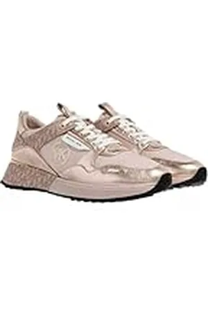 Michael Kors Theo Trainer, Sneaker Mujer, Plata, 39.5 EU