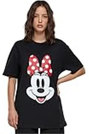 Merchcode Mc887-ladies Disney 100 Minnie Smiles tee Camiseta, , XXXXL Mujeres