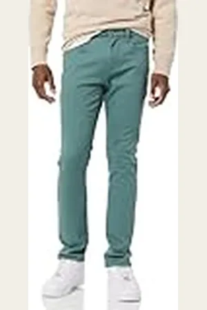 Amazon Pantalón Vaquero Elástico de Ajuste Ceñido Hombre, , 29W / 34L