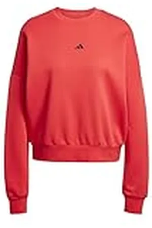adidas Mujer Essentials Small Logo Feel Cozy Relaxed FIT Sweatshirt, , S