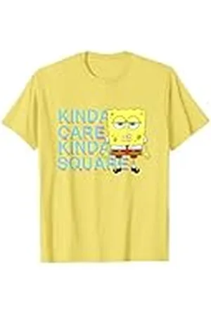 Spongebob Sponge Bob - Kinda Care Kinda Square Camiseta