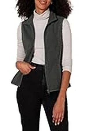 Amazon Chaleco en Suave Forro Polar de Corte Clásico (Disponible en Tallas Grandes) Mujer, , M