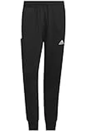 adidas Hombre Essentials French Terry Tapered Cuff 3-Stripes Pants, , S Short