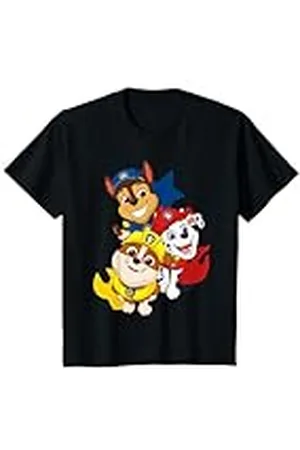 Paw Patrol Niños - Chase Marshall Rubble Camiseta