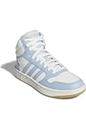 adidas Hoops 3.0 Mid Classic Shoes, Zapatos Mujer, Cloud White/Cloud White, 40 EU
