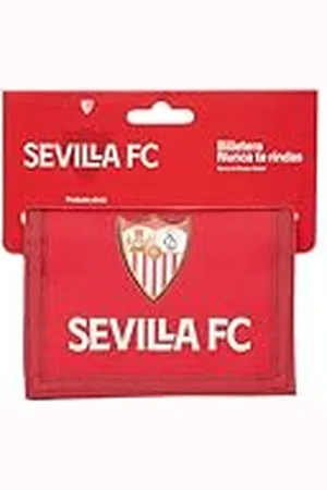 Safta SEVILLA FC - Cartera Billetera con Cabecera, Cartera Billetera, Monedero, Cómoda y Versátil, Calidad y Resistencia, 12.5x9.5 cm