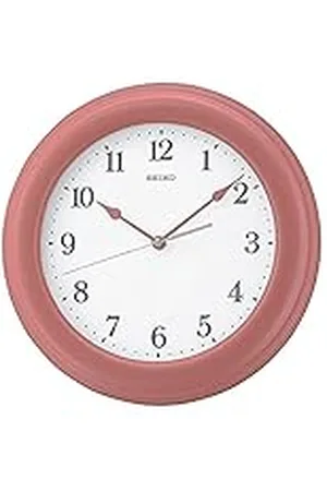 Seiko Unisex Relojes de Pared Analog Rose qxa545p