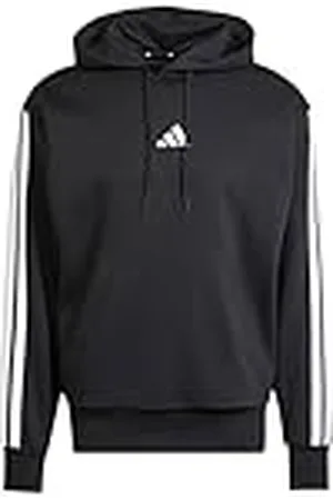adidas Hombre Essential Three Stripes Fleece Hoodie, , M
