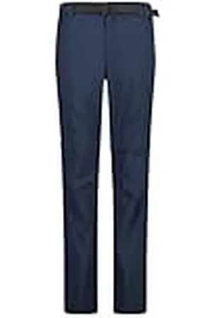CMP Pantalón de hombre elástico con cremallera, B.Blue-Bluish, 52
