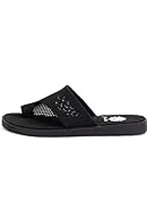Yellow Box Feeza, Pantuflas Mujer, Black, 37 EU