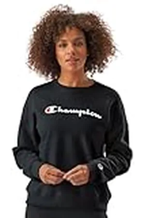 Champion Powerblend Relaxed Crew-Serigrafía Sudadera, , M para Mujer
