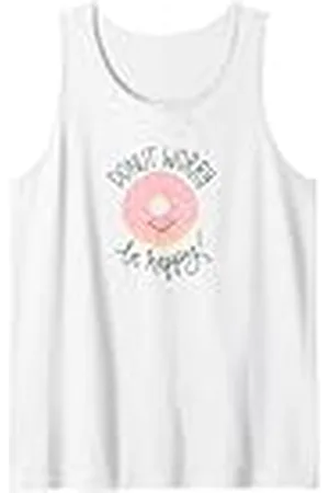 Alpha Industries Donut Worry Be Happy Rosa Smile Camiseta sin Mangas