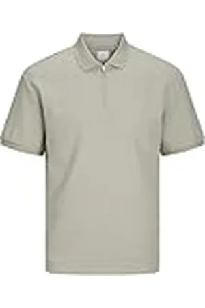 JACK & JONES Jprccjohnny Media Zip SS Polo Sn, , M para Hombre