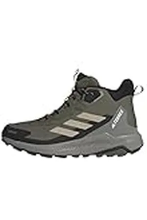 adidas Terrex Anylander Mid Rain.RDY Hiking Shoes, Zapatos de Senderismo Hombre, Olive Strata/Wonder Beige/Core Black, 39 1/3 EU