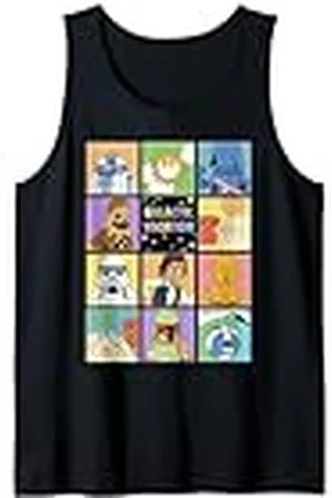 STAR WARS Galactic Vacation Group Shot Retro Frames Logo Camiseta sin Mangas